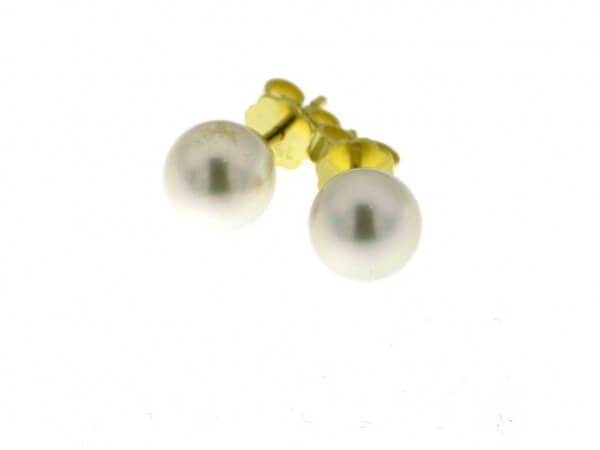 Ohrstecker mit Südsee Perle 8-8,5 mm