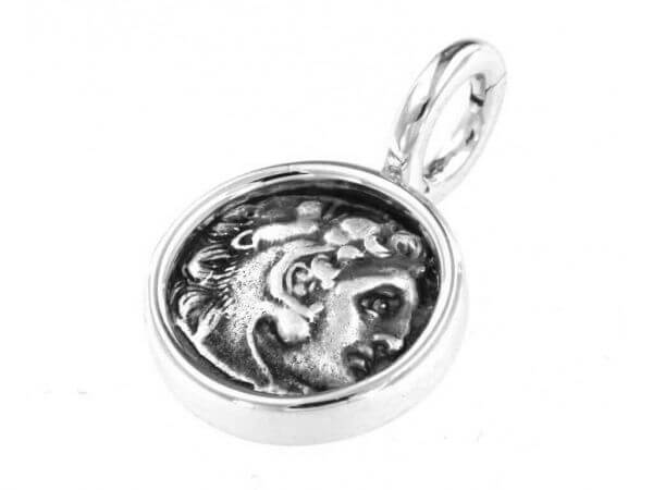 Anhänger original römische Silbermünze